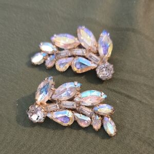 Elegant Crystal Clip-On Earrings